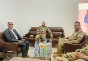 تشرف المعهد العالي للهندسة الميكانيكية بزيارة تفقدية من قائد مجمع بوليتكنيك السيد العقيد المهندس عثمان بكار اسويد أحمد وذلك يوم الخميس 28/05/2025. أستمع القائد في مستهل زيارته إلى الشروح المفصلة التي قدمها المدير العام للمعهد حول ما يقوم به المعهد من مختلف برامج التكوين وماتحقق من اعداد جيل واعد من الخريجين قادر على مواكبة  متطلبات سوق العمل.